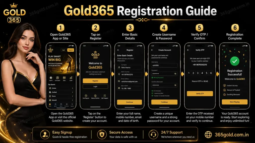 Step-by-Step: Create Your Gold365 Account Online